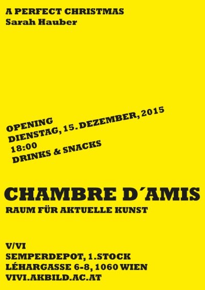 Chambre d'amis, Raum für aktuelle Kunst (Fachbereich Video- und Videoinstallation) mit Sarah Hauber.