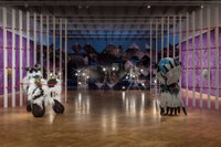 Installation view, Haegue Yang: [em] Double Soul [/em], SMK National Gallery of Denmark, 2022 [br] Photo: Jan Søndergaard [br]