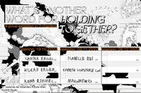 [em]What’s another word for holding together?[/em], Exhibit Studio, 19.10.–18.12.2022, Design: Irene Landa