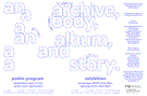An Archive, a Body, an Album, and a Story