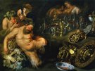 Peter Paul Rubens, [em] Bacchische Szene: „Der träumende Silen“, [/em] ca. 1610-1612, Öl auf Leinwand © Gemäldegalerie der Akademie der bildenden Künste Wien