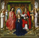 Dieric Bouts, Krönung Mariä, nach 1460 © Gemäldegalerie der Akademie der bildenden Künste Wien
