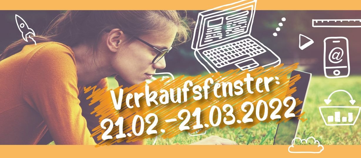 Das aktuelle Verkaufsfenster der ubook-Aktion hat am 21.2.2022 angefangen und endet mit 21.3.2022.