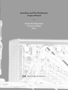 Band 10 der Reihe Schriften der Akademie der bildenden Künste Wien, Schlebrügge Editor, herausgegeben von Diedrich Diederichsen und Constanze Ruhm.
 
 Begrüßung: Stephan Schmidt-Wulffen
 
 Einführende Worte: Constanze Ruhm und Diedrich Diederichsen