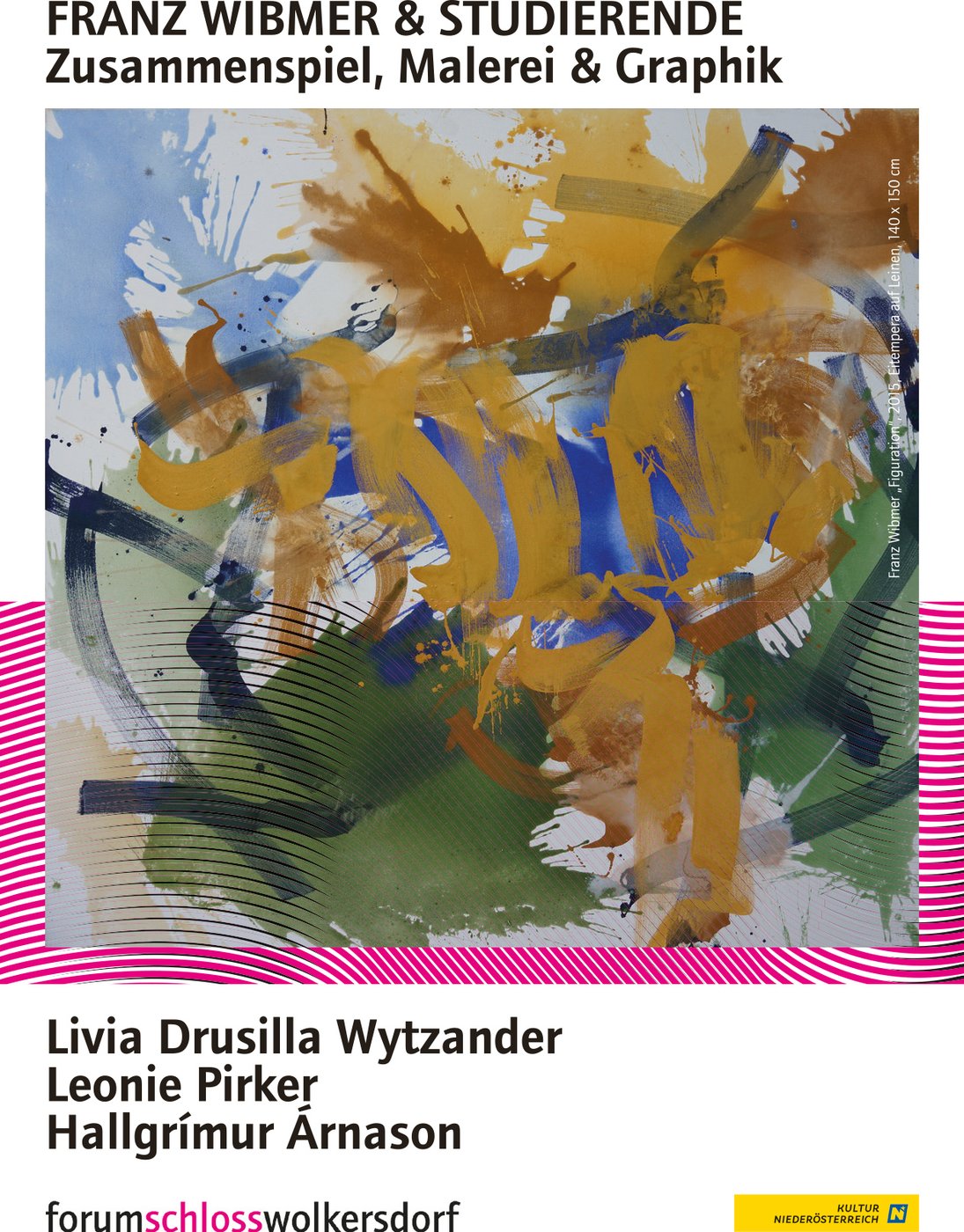 An exhibition by students of the Academy of Fine Arts Vienna.
 
 
 Opening hours: Saturday, Sunday and public holiday 14:00-18:00
 
 Admission free