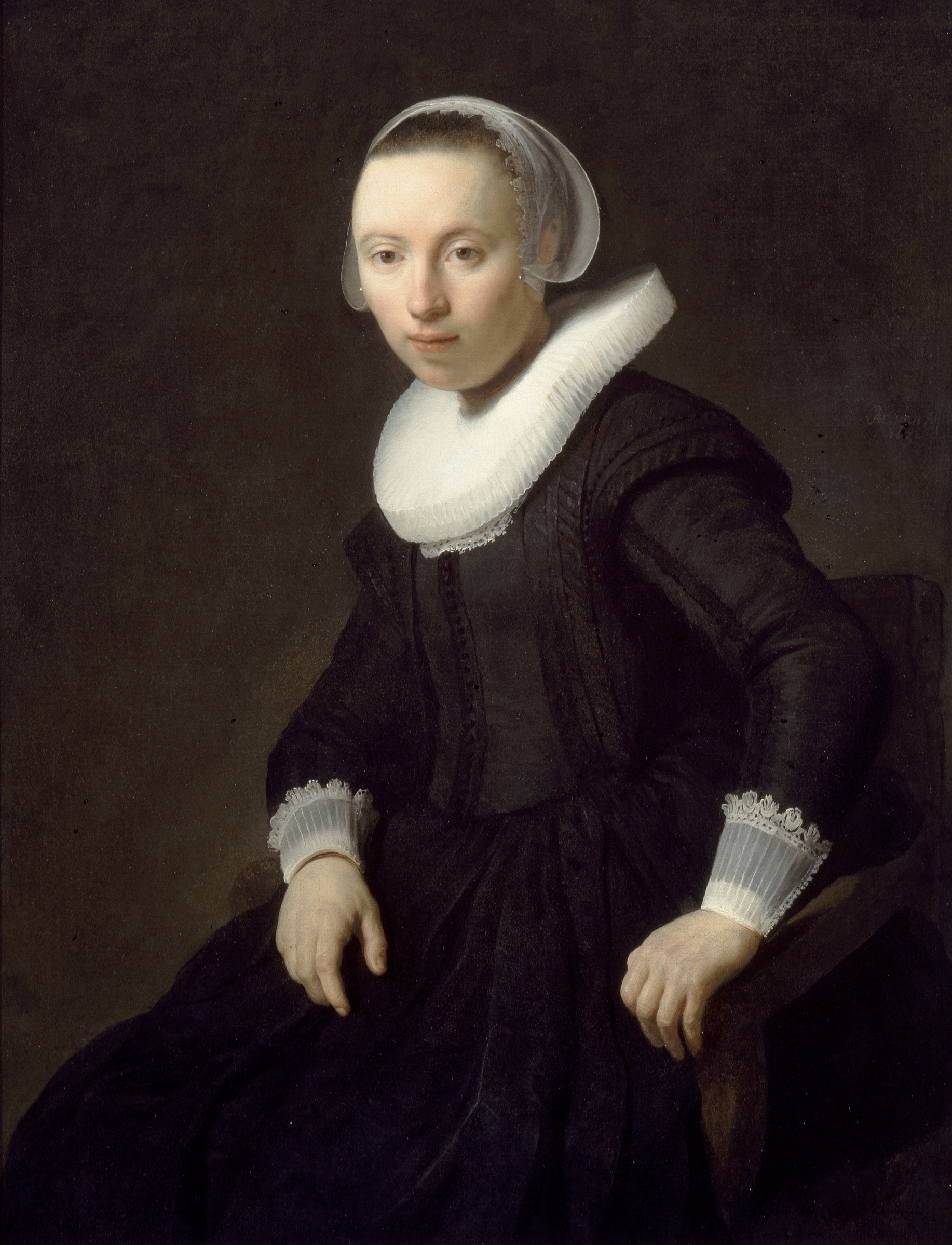 Rembrandt Harmensz. van Rijn (1606 –1669), [em]Portrait of a young woman[/em], 1632, oil on canvas © Paintings Gallery of the Academy of Fine Arts