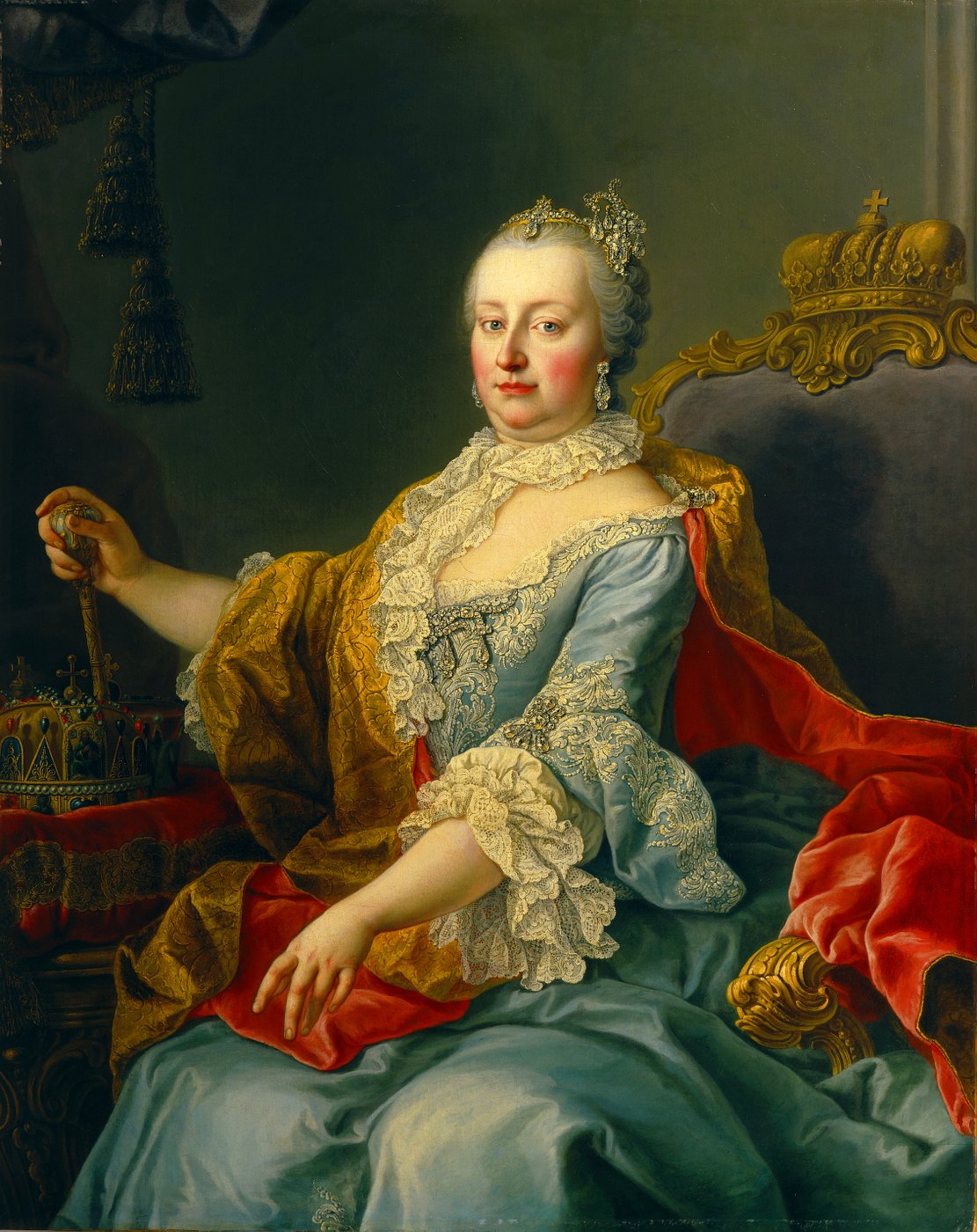 Martin van Meytens (1695–1770), [em]Portrait of Maria Theresia as queen of Hungary[/em], 1759, oil on canvas © Paintings Gallery of the Academy of Fine Arts Vienna