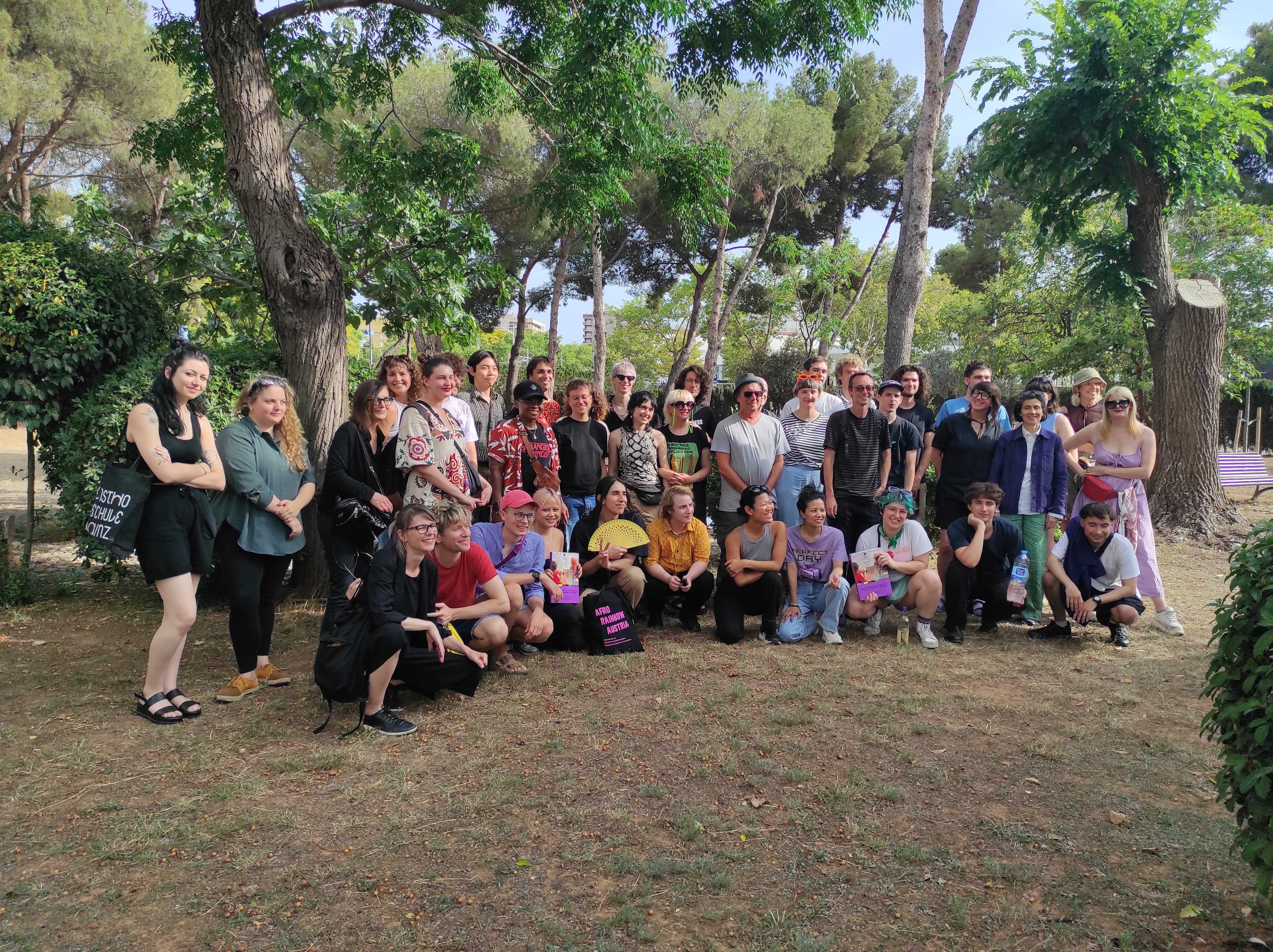 Students and staff from Vienna, Mainz, and Barcelona on the inaugural day, Photo © Venlo