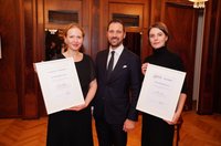 Yulyia Hiazun (Student, University of Applied Arts Vienna), Julien Rossier (GF Bucherer Austria), Andrea Zabric (Graduate, Academy of Fine Arts Vienna), © Bucherer/Andreas Tischler